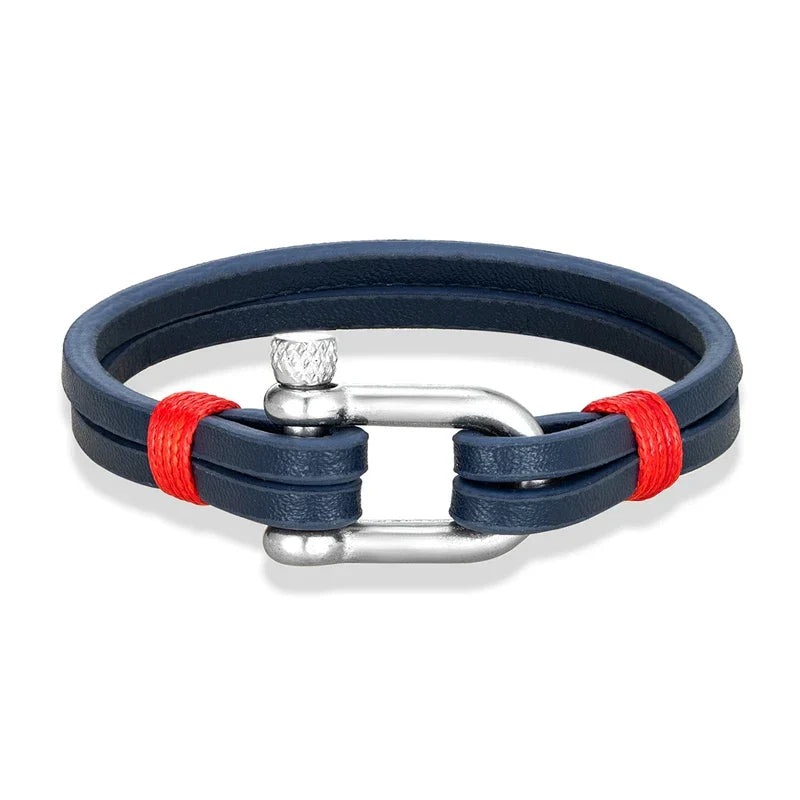 Stainless Steel U-Shaped Buckle Bracelet